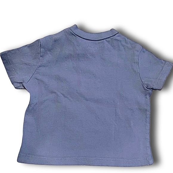 Ralph Lauren Baby Boy Blue Short Sleeve T-Shirt W Sailboat Graphic sz 3 mos - Picture 3 of 5